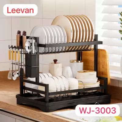Leevan Двухуровневая сушилка для посуды WJ-3003